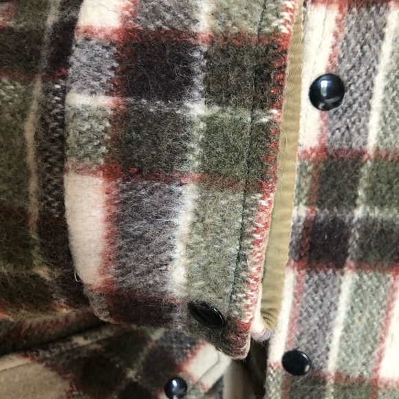 Vintage Plaid Wool Men's Chore Barn Jacket Medium - Picture 9 of 12